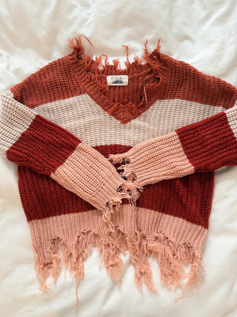 Fringe sweater